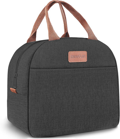 Lunch Bag for Women & Men Adult Insulated Lunch Box, Small Leakproof Cooler Food Lunch Containers Reusable High Capacity Lunch Tote Bags for Work, Travel, Outdoor