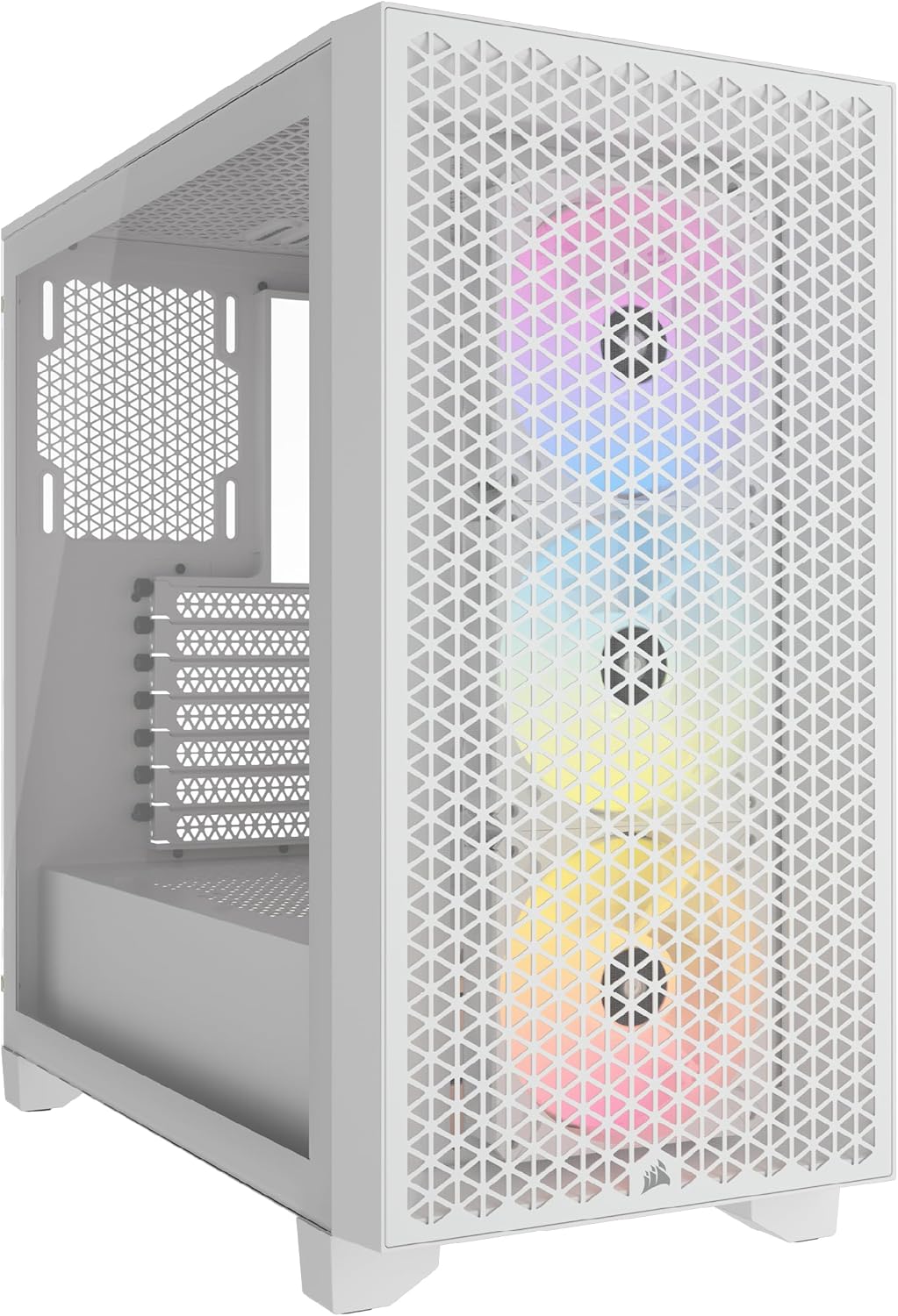 CORSAIR 3000D Airflow Mid-Tower PC Case – 2X SP120 Elite Fans – Four-Slot GPU Support – Fits up to 8X 120mm Fans – High-Airflow Design – Black