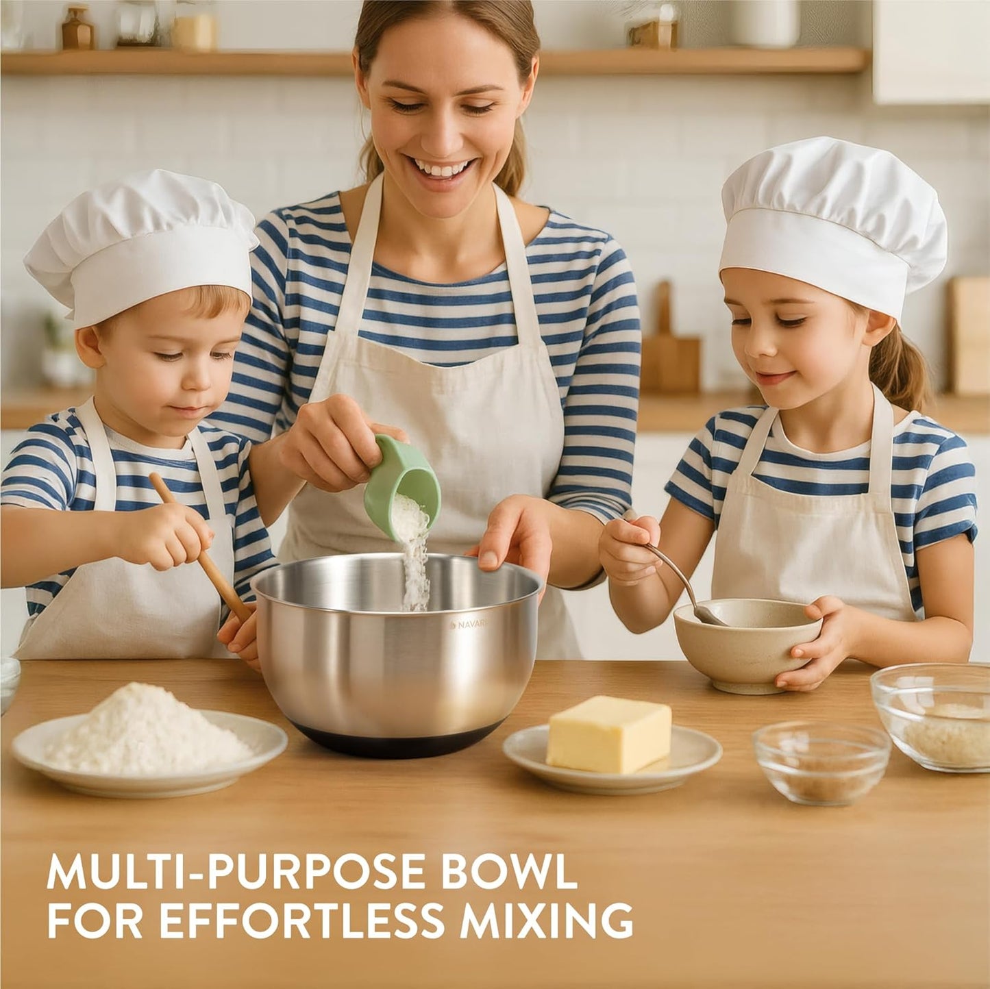 Navaris Salad Spinner with Lid - Salad Spinner Stainless Steel - Salad Dryer - Easy Washing, Drying and Spinning - Includes Grating and Slicing Discs