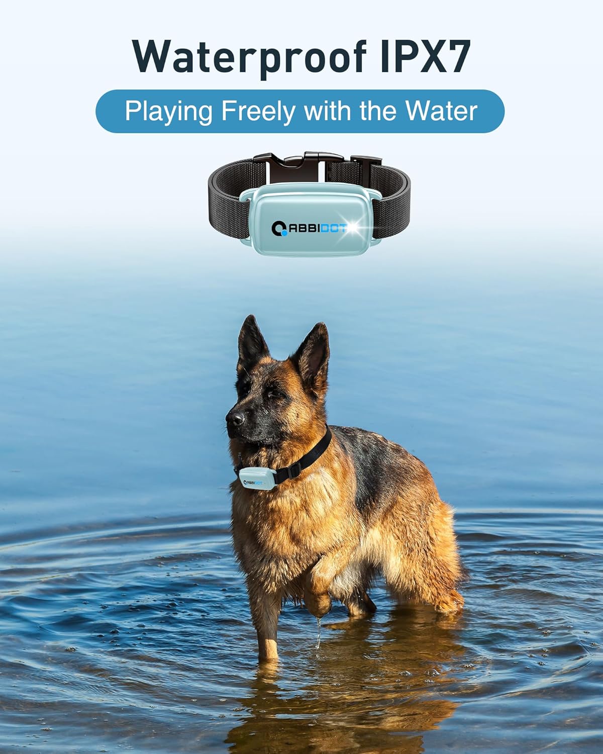 ABBIDOT 3300 Ft Dog Training Collar with Remote - [New Version] Shock Collar, 5 Training Modes, 88 Levels e Collar, Waterproof Training Collar for Small Medium Large Dogs(15~120 lbs)
