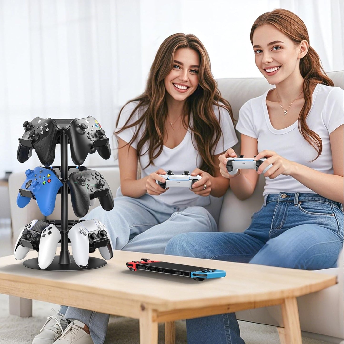 Purilite Select 4-Tier Gaming Headphone & Controller Stand