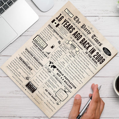 Large 50 Years Old Birthday Gifts for Women Men,Happy 50th Birthday Card for Husband Wife, Retro 50 Years Old Birthday Gifts for Mom Dad