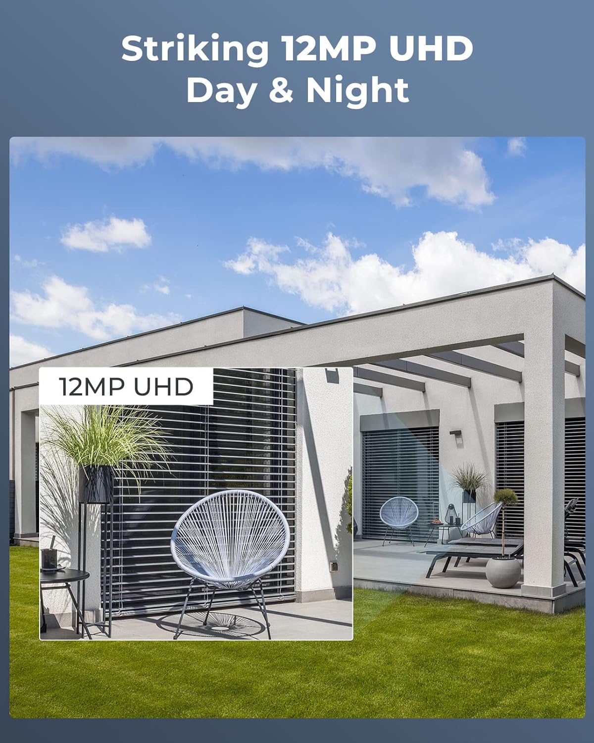 REOLINK 12MP Security Camera System, 4pcs H.265 12 Megapixel UHD 120° FoV PoE Surveillance Cameras, Person Vehicle Pet Detection, Spotlight Color Night Vision, 8CH NVR with 2TB HDD, RLK8-1200B4-A