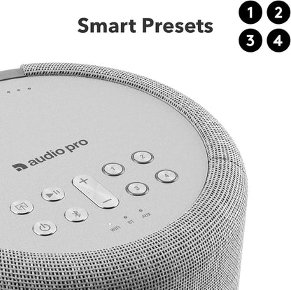 Audio Pro A10 MKII Wireless Multiroom Speaker, WiiM Edition | High Fidelity, Bluetooth, WiFi | Compatible with AirPlay 2, Google Cast, Siri, WiiM Home App, Stream Spotify, Tidal & More, Dark Gray