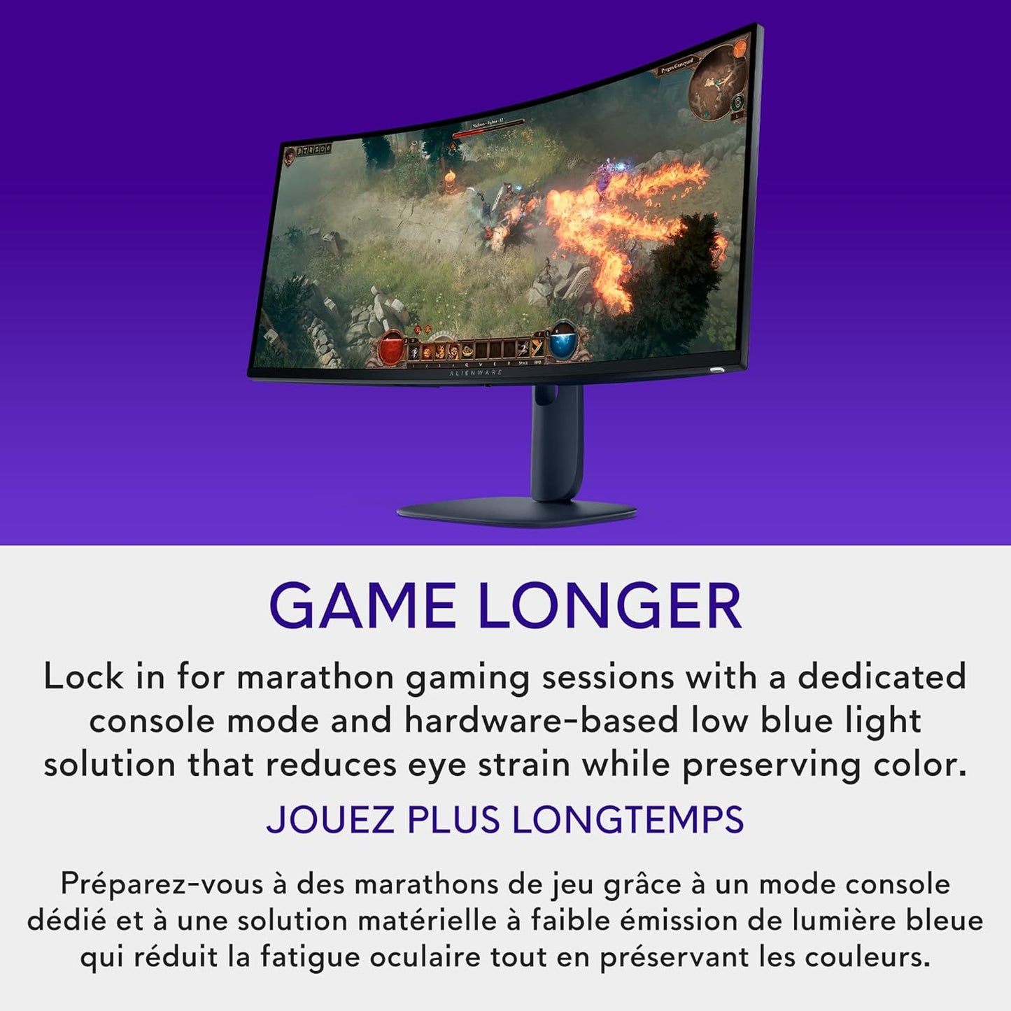 Alienware 34 Curved Gaming Monitor – AW3425DWM - 34-inch WQHD (3440 x 1440) 180Hz 1ms Display, 1500R Curve, AMD FreeSync Premium, VESA AdaptiveSync, VESA DisplayHDR 400, 360° Ventilation