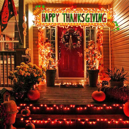 JMEXSUSS 66ft 200 LED Halloween Lights Outdoor, Orange String Lights Clear Wire, 8 Modes Orange Halloween Christmas String Lights Plug in for Tree Indoor Patio Garden Thanksgiving Decorations