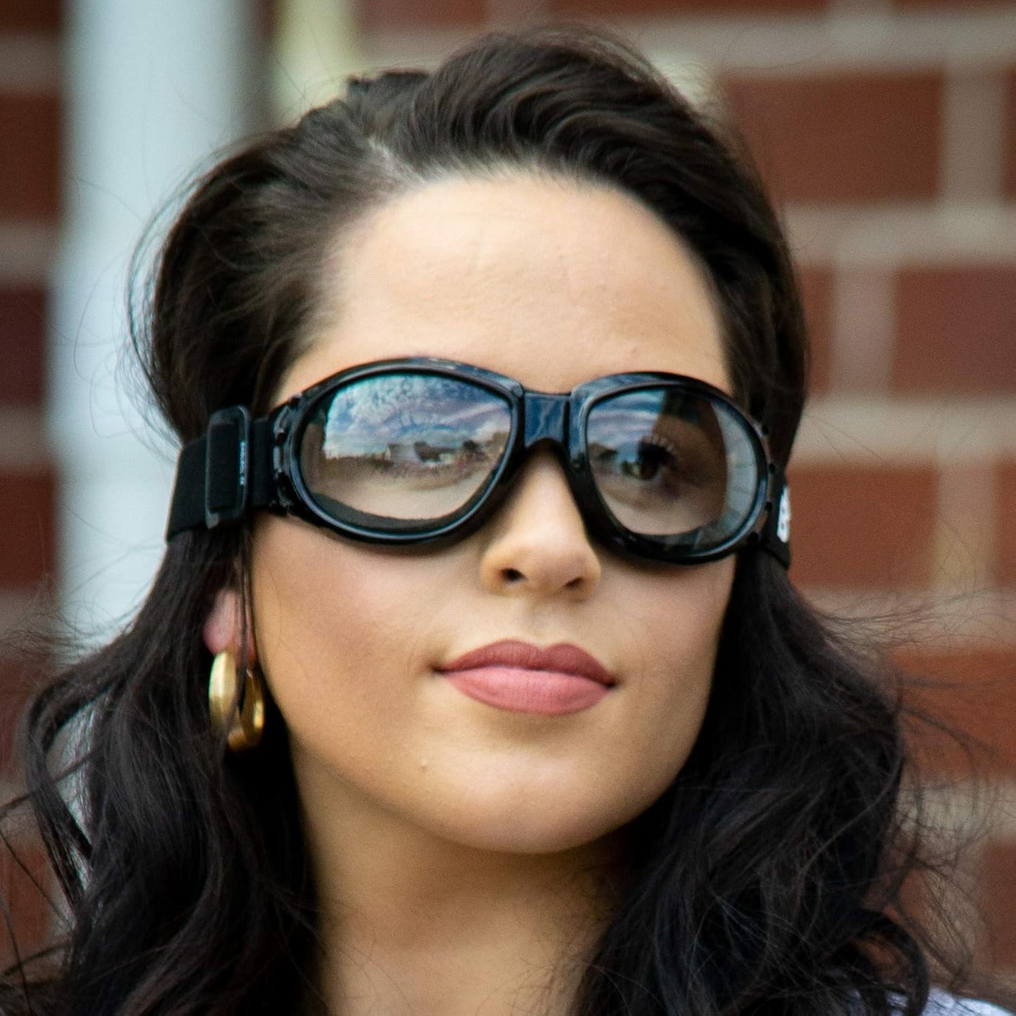 Birdz Eyewear Eagle Red Baron Motorcycle & Airsoft Goggles Clear and Super Dark Lenses for All-Weather, ATV, Biker, Extreme Sports, and Dust Protection