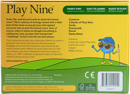 Play Nine - The Card Game of Golf, Best Card Games for Families, Strategy Game for Couples, Fun Game Night Kids, Teens and Adults, The Perfect Golf Gift