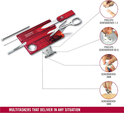 SwissCard, Lite Rubin Transparent by Victorinox