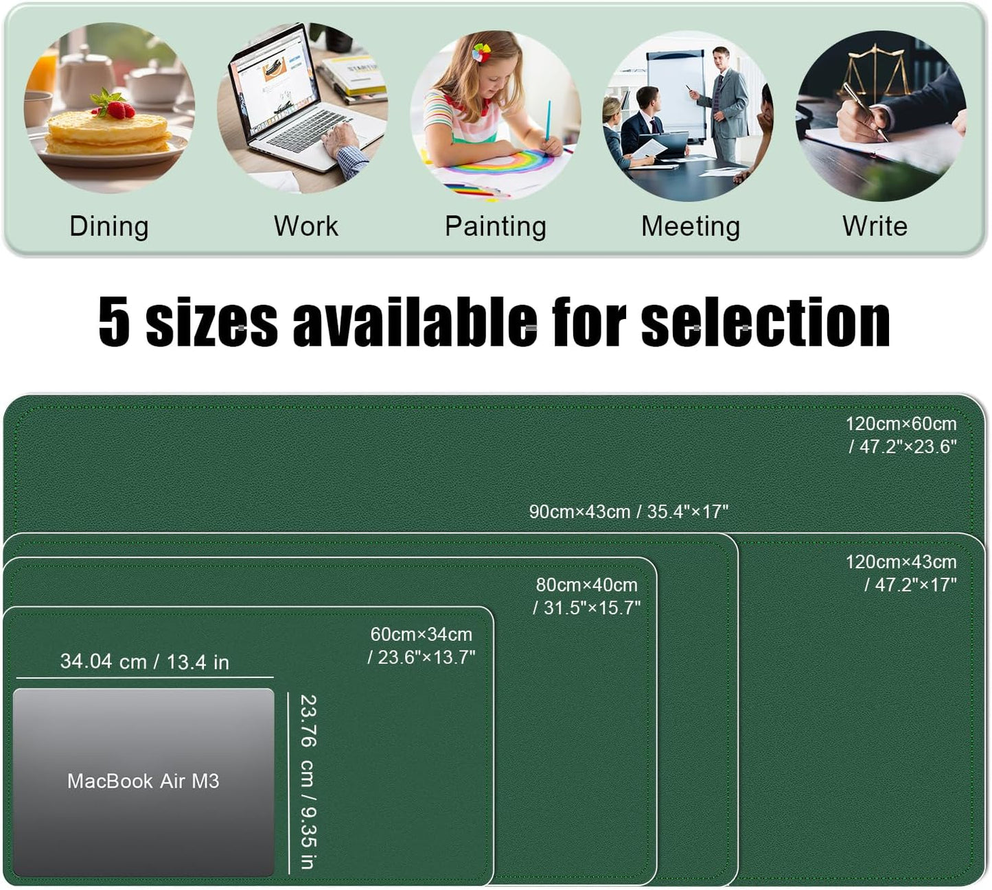 Purilite Select Dual-Sided Desk Pad