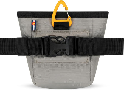 OllyDog Goodie Treat Bag, Dog Treat Pouch, Waist Belt Clip for Hands-Free Training, Magnetic Closure, Dog Training and Behavior Aids, Three Ways to Wear (Raven S'25)