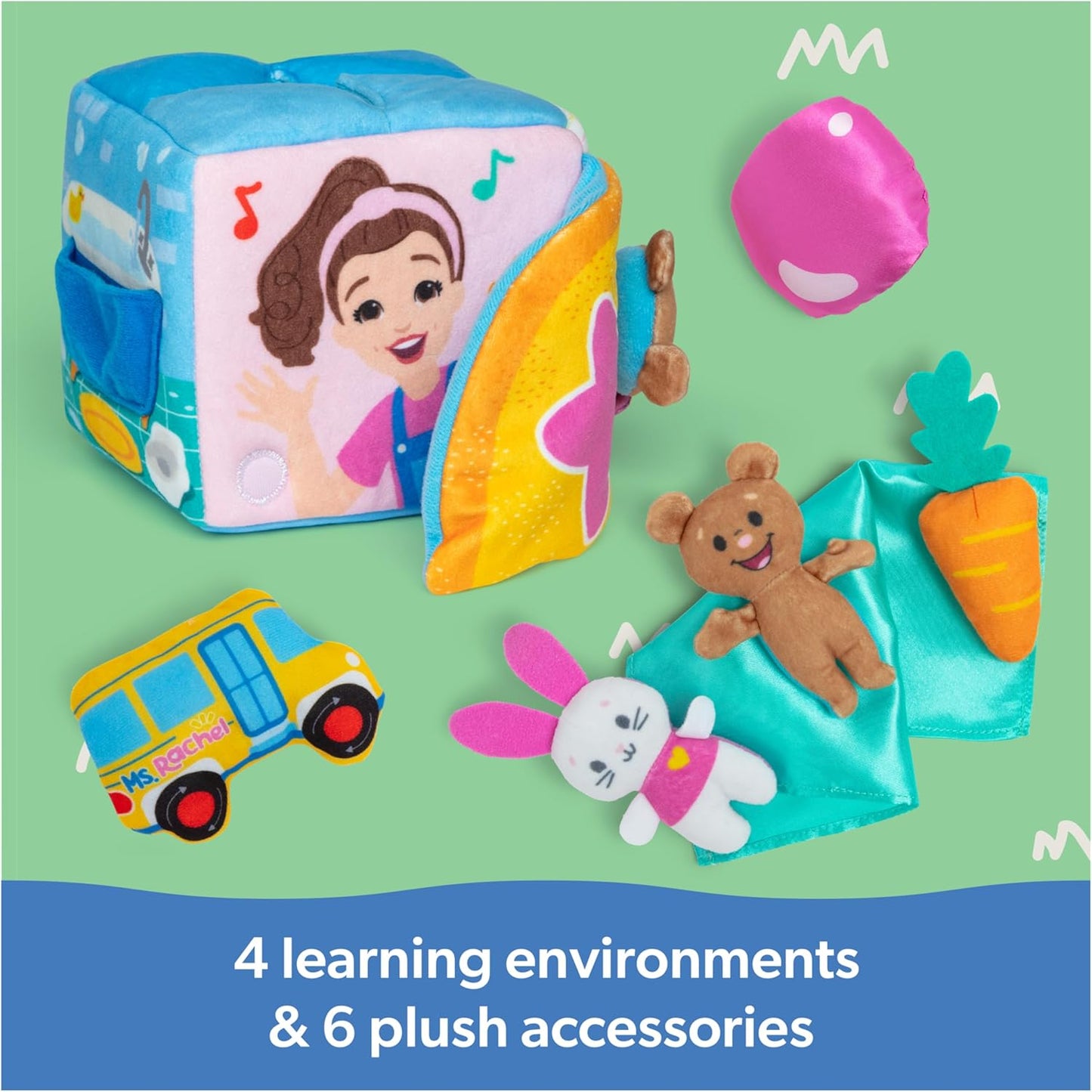 Ms. Rachel Official Speak & Sing Doll, 16” Tall Interactive Toy with 4 Songs & 16+ Phrases, Toddler Toys for Girls & Boys Ages 6 Months to 3+ Years