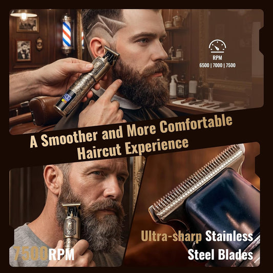 Ufree Foil Shaver and Beard Hair Trimmer Set, Men Electric Razor