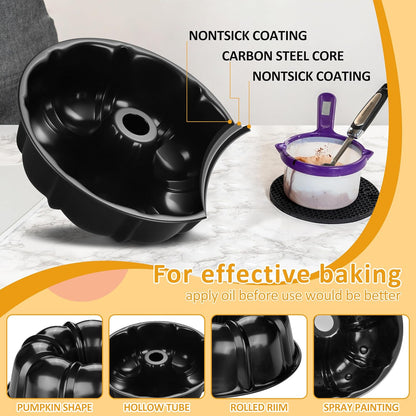 Purilite Select Carbon Steel Bundt Cake Pan