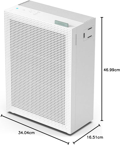 Coway Airmega 150 True HEPA Air Purifier with Air Quality Monitoring, Auto Mode, Filter Indicator, Dove White