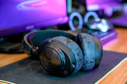 WC Upgraded Replacement Earpads for Steelseries Arctis Nova Pro Wireless Made by Wicked Cushions | Improved Durability, Thickness, Softer Leather, and Sound Isolation | 90's Black