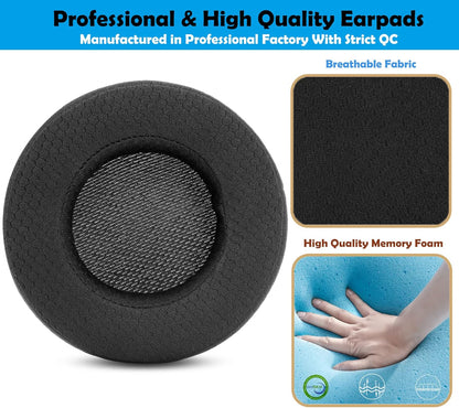 DowiTech Thickened Sport Fabric Headphone Replacement Ear Pads Cushions Headset Earpads Compatible with Corsair Virtuoso RGB Wireless SE Gaming Headset