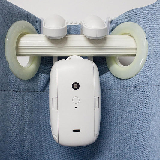 Smart Automatic Curtain Opener | Silent Electric Curtain Robot with Remote Control | Long Battery Life | Easy Install Smart Curtain Device for Home & Office