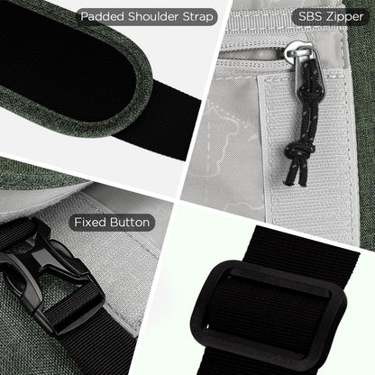 OIWAS Messenger Bag - Messenger Bag Men, Satchel Bags for Women, Lightweight Computer Bag, School Book Bag - PuriLite