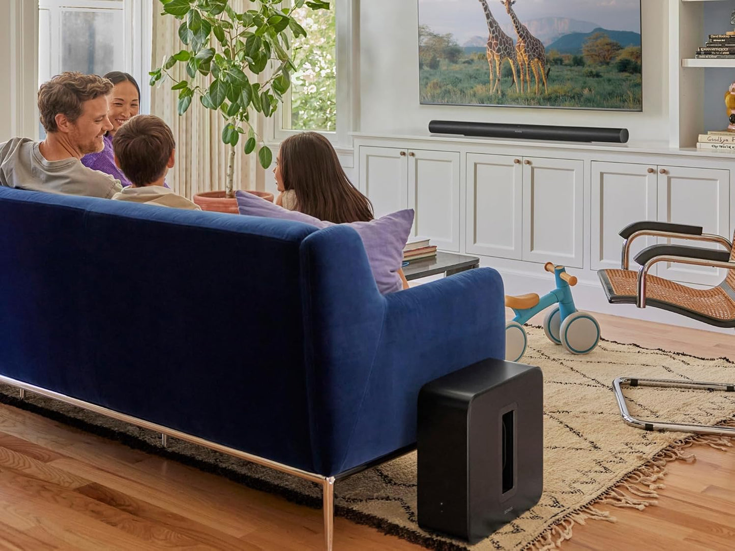 Arc Ultra Soundbar with Dolby Atmos and Voice Control - 9.1.4 Surround Sound for TV and Music - Black