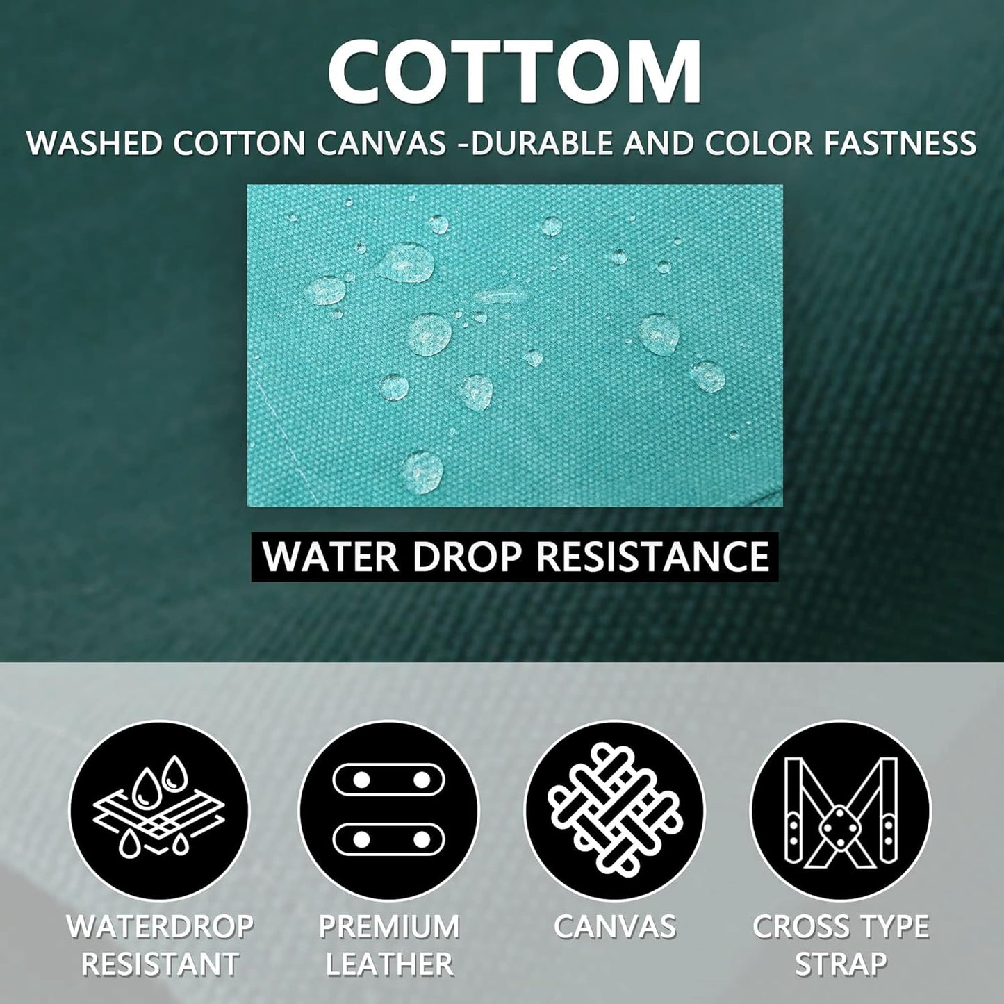 CONTAIL Chef Apron for Men Women,Canvas Aprons with Pockets-Cross Back Kitchen Apron for Cooking Grilling Baking BBQ Barber