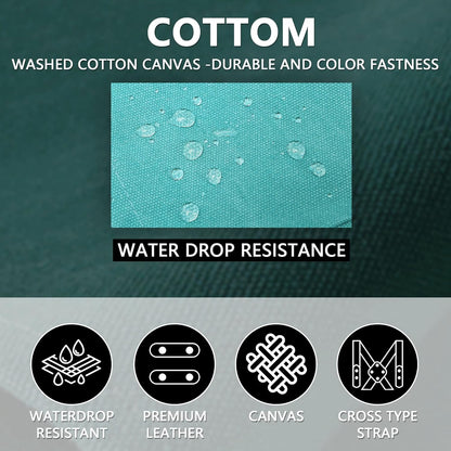 CONTAIL Chef Apron for Men Women,Canvas Aprons with Pockets-Cross Back Kitchen Apron for Cooking Grilling Baking BBQ Barber