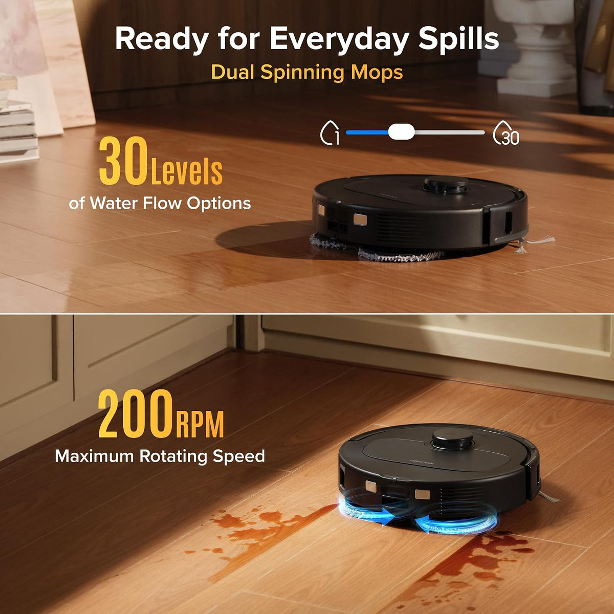 Roborock 2026 New Qrevo S Pro Robot Vacuums and Mop, 18,500Pa Suction