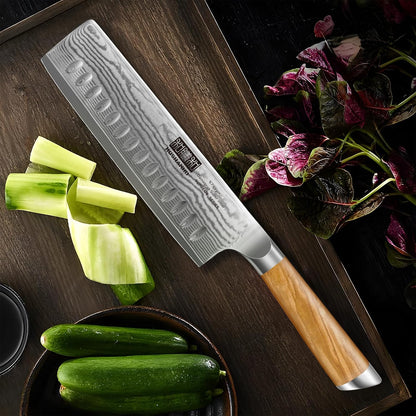 HOSHANHO Damascus Fillet Knife 7 Inch, Professional VG-10 Super Steel Boning Knife, Ultra Sharp Fish Knife with Ergonomic Handle