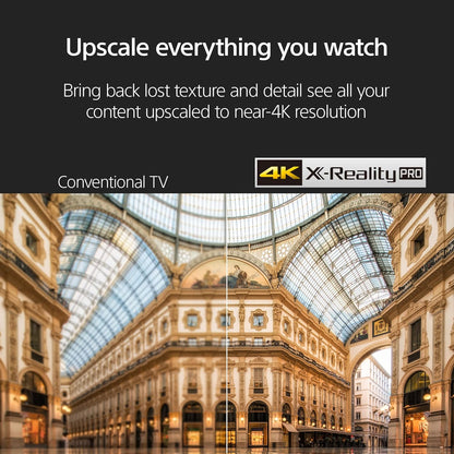 Sony 65 inch X77L LED 4K Ultra HD HDR Smart Google TV with Google Assistant and Exclusive Features for PlayStation 5 (KD65X77L) - 2023 Model