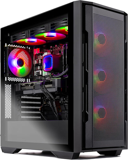 Skytech Shadow Gaming PC, Intel i5 13400F 2.5 GHz (4.6GHz Turbo Boost), NVIDIA RTX 4060 8GB GDDR6X, 1TB NVME, 32GB DDR5 RAM 5200 RGB, 650W Gold PSU, Wi-Fi, Win 11 Home