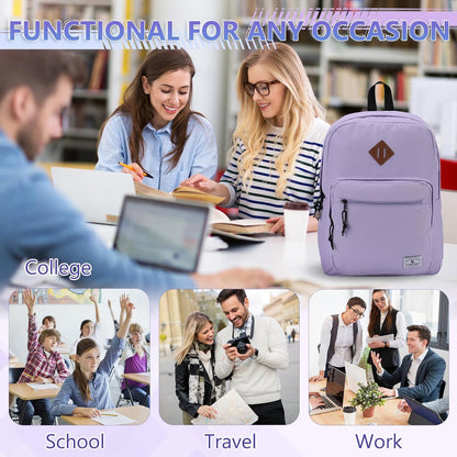 School Backpack for Kids,Lightweight Water Resistant Work Travel Backpack for Women Men Teens VONXURY