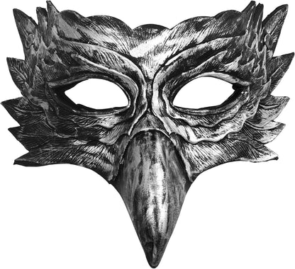 lckellong Halloween Eagle Cosplay Mask Bird Beak Costume Mask Masquerade Half Mask Mardi Gras Day Party Supplies