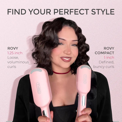TYMO ROVY Hair Waver Curling Iron, 3-Barrel Ionic Hair Curler