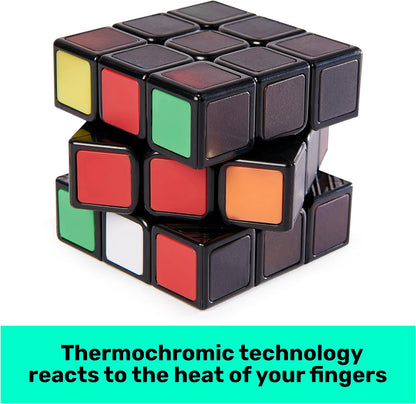 Rubik’s Phantom, 3x3 Cube Advanced Technology Difficult 3D Puzzle Travel Game Stress Relief Fidget Toy Activity Cube, for Adults & Kids Ages 8 and up