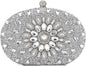 Crystal Women Evening Clutch Rhinestone Bag Bling Purse Glitter Radiant Shouder bag for Christmas Bridal Wedding Party