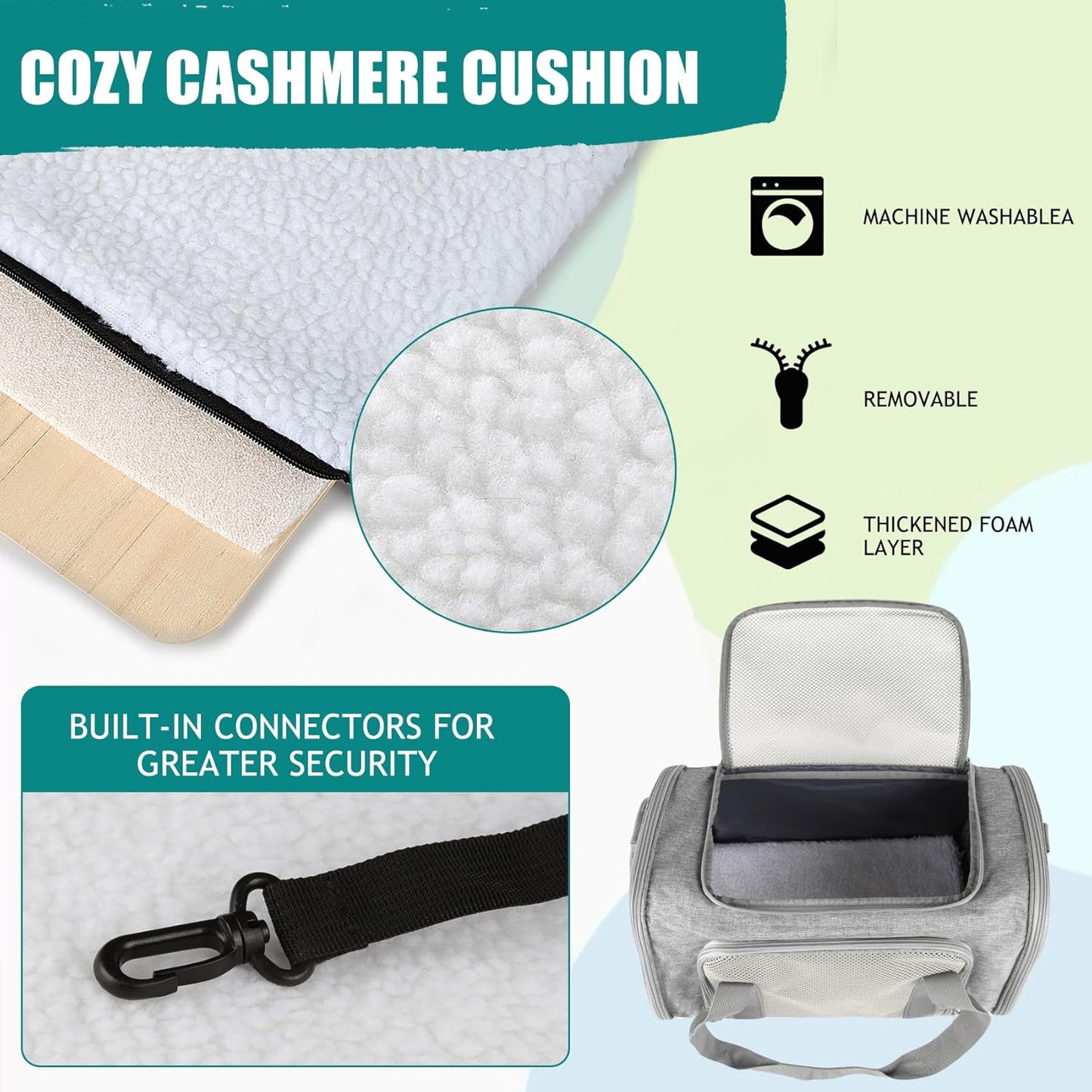 Top tasta Dog Cat Carrier Pet Carriers for Small Medium Large Cats Dogs Carrier Soft Sided Small Puppy Dog Carrier Portable Foldable Airline Approved Dog Cat Travel Carrier Grey Medium