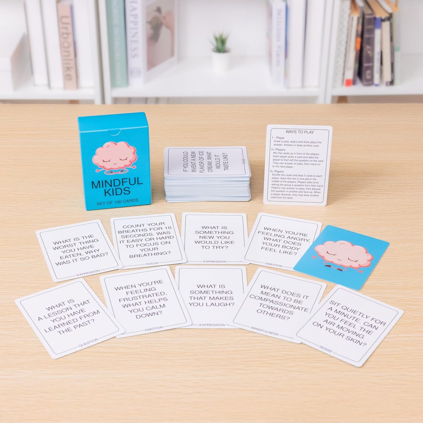 100 Mindfulness Conversation Cards for Kids - Enable Meaningful Conversations with Kids