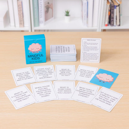 100 Mindfulness Conversation Cards for Kids - Enable Meaningful Conversations with Kids