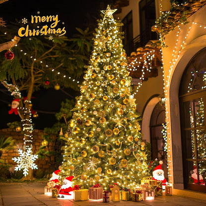 JMEXSUSS 66ft 200 LED Halloween Lights Outdoor, Orange String Lights Clear Wire, 8 Modes Orange Halloween Christmas String Lights Plug in for Tree Indoor Patio Garden Thanksgiving Decorations