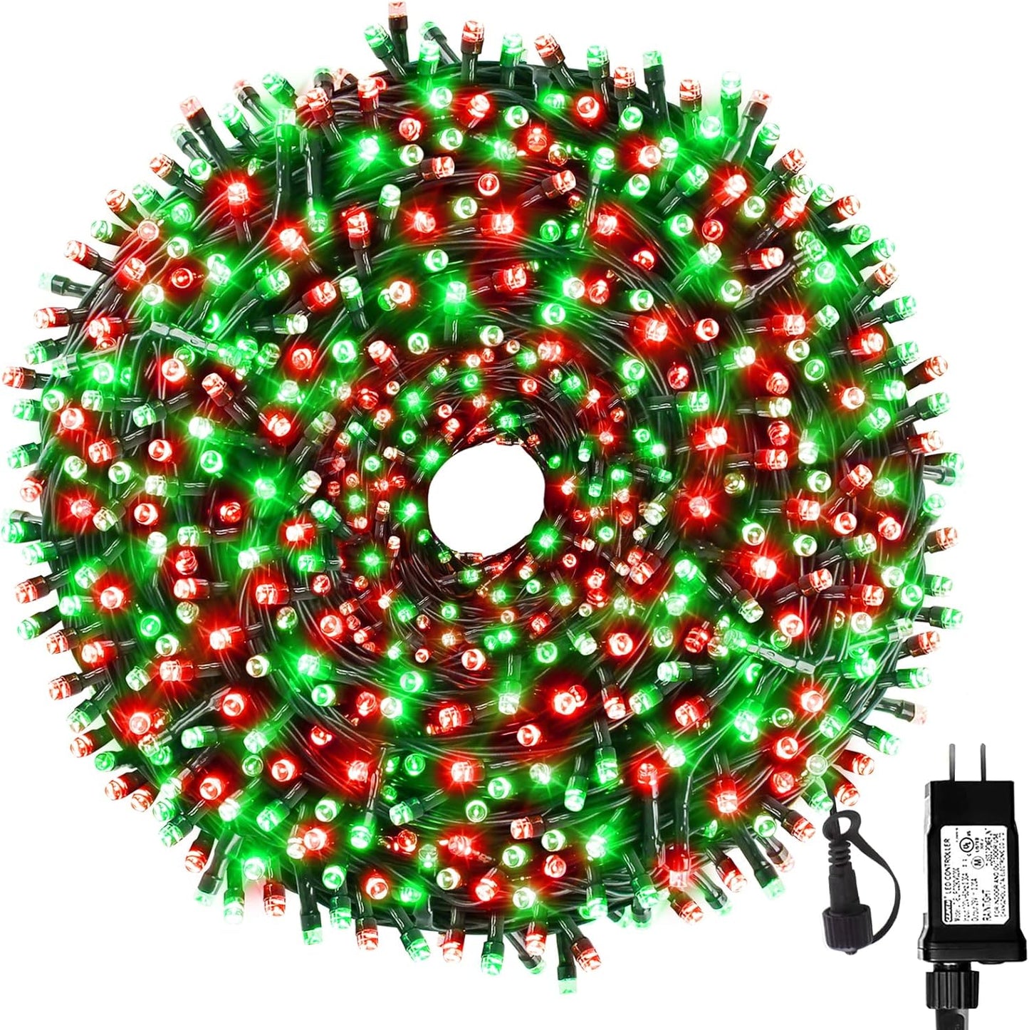 Tcamp 105FT 300 LED Purple Orange Halloween Decorations Lights Motion Activated Sync with 4 Scary Music, 6 Modes Halloween String Lights for Party Yard Outdoor Indoor Decor (3 Sets Connectable)