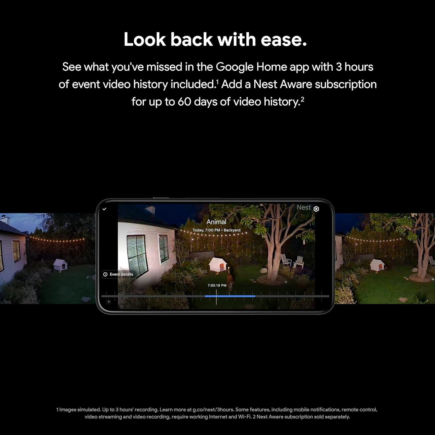Google Nest Security Cam (Wired) - 2nd Generation - Snow