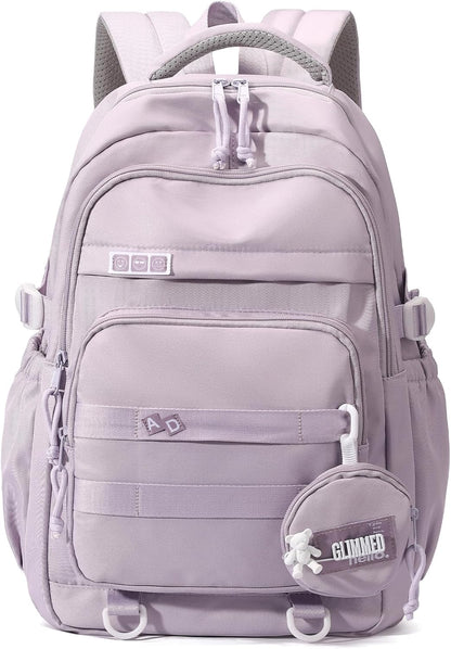 Armbq Kids Backpack for Girls Aesthetic School Backpack for Teen Girls Elementary Middle School Bookbag
