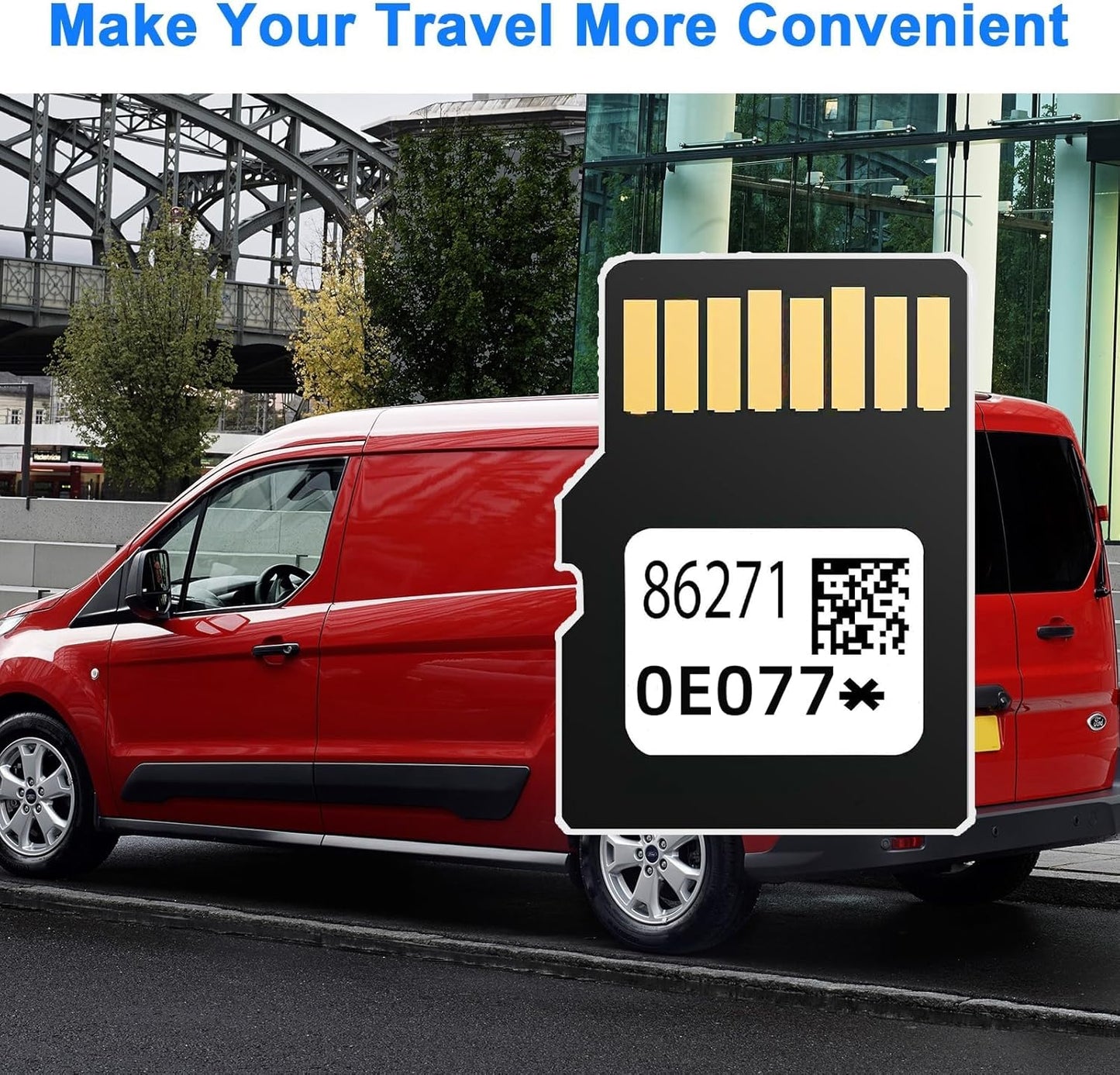 2025 Latest 86271-0E077 Navigation SD Card Update Version for Toyota RAV4 Camry Corolla Highlander 4Runner Tundra-Toyota Navigation Micro SD Card GPS Map for USA/CAN