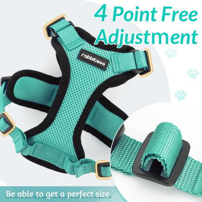 rabbitgoo Cat Harness and Leash for Walking, Escape Proof Soft Adjustable Vest Harnesses for Small Medium Cats, Easy Control Breathable Reflective Strips Jacket, XS, Black