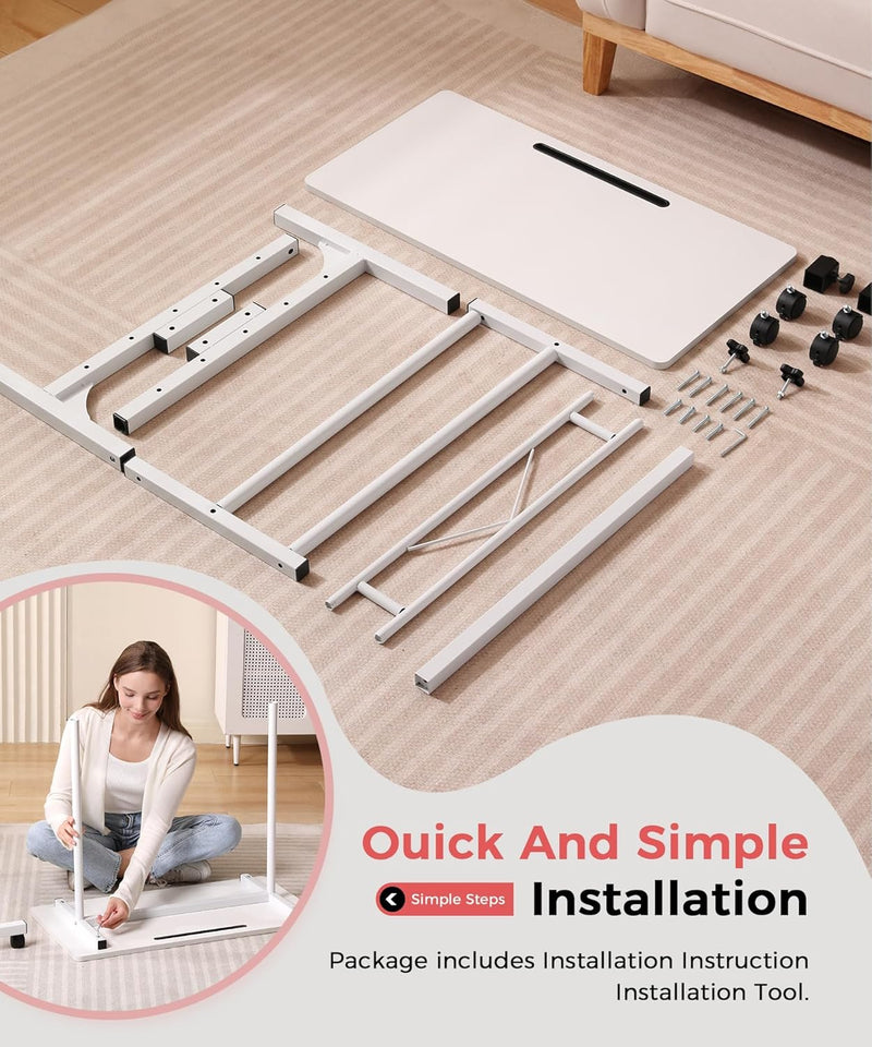 Purilite Select 32-Inch Adjustable Height Mobile Standing Desk