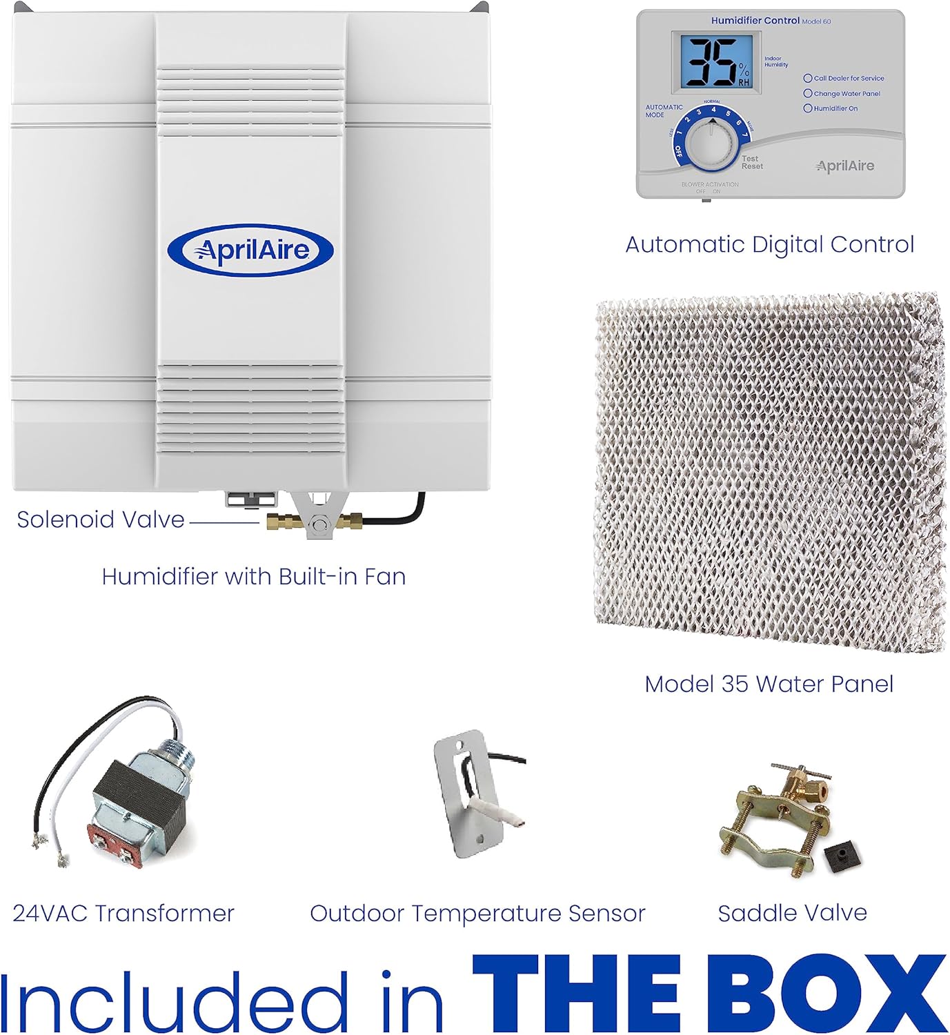 Aprilaire 600M Whole-House Humidifier with Manual Control