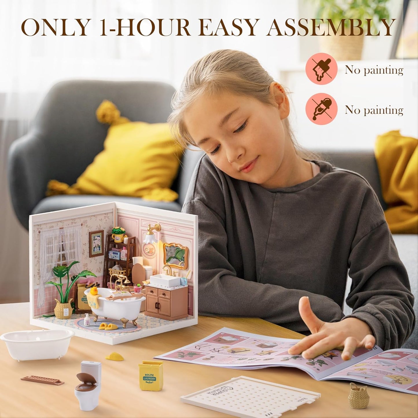 Purilite Select Super Creator DIY Plastic Miniature House