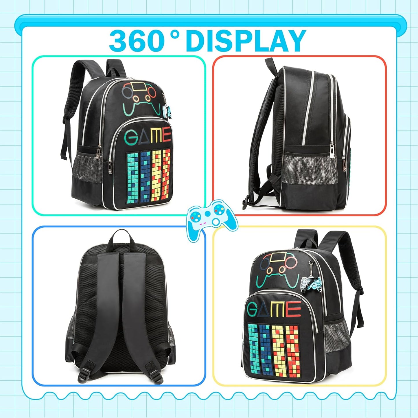 Cute Backpack for Girls School Backpacks with Lunch Box for Elementary