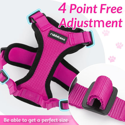 rabbitgoo Cat Harness and Leash for Walking, Escape Proof Soft Adjustable Vest Harnesses for Small Medium Cats, Easy Control Breathable Reflective Strips Jacket, XS, Black