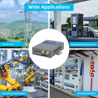 QX210-NW2 Industrial 4G LTE WiFi Router, Cellular VPN Routers for Wireless Internet Backup, M2M Gateway RS232 WiFi Modem Router for Home Vehicle Fleet RV Camera Security System Industrial Automation